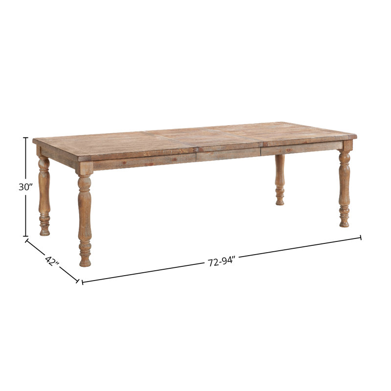 Imagio Home by Intercon Highland 42 x 7294" Dining Table with 4 Legs